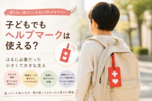 子どもとヘルプマーク