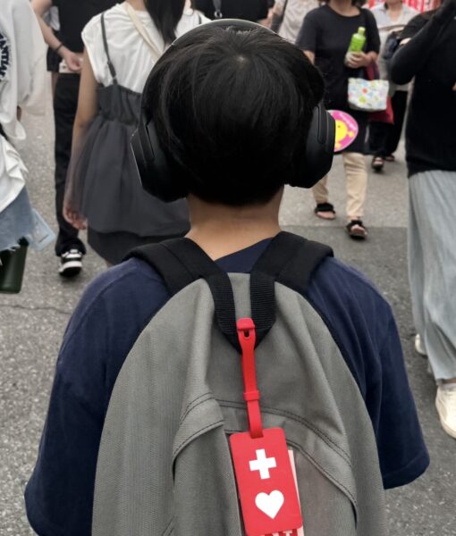 リュックにヘルプマーク